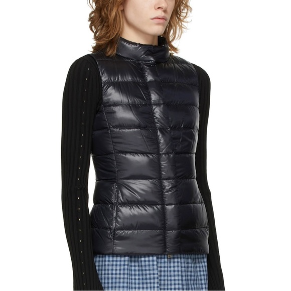 HERNO Black Down Guilia Vest, IT40 - Picture 14 of 16